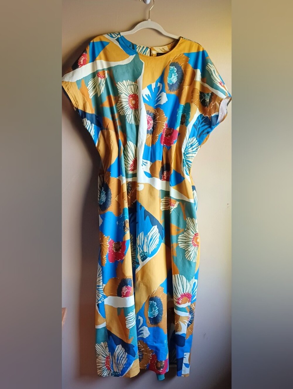 ZARA multicolor Floral Midi Dress XL